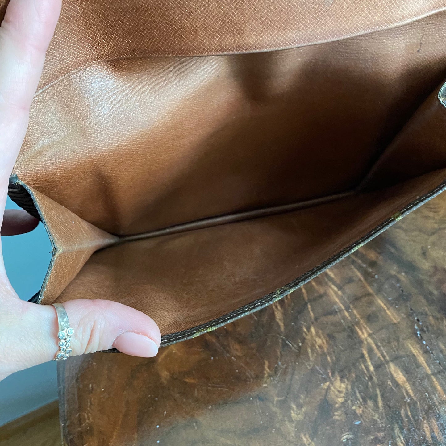 The Robin - Black/Brown Monogram Crossbody/Clutch
