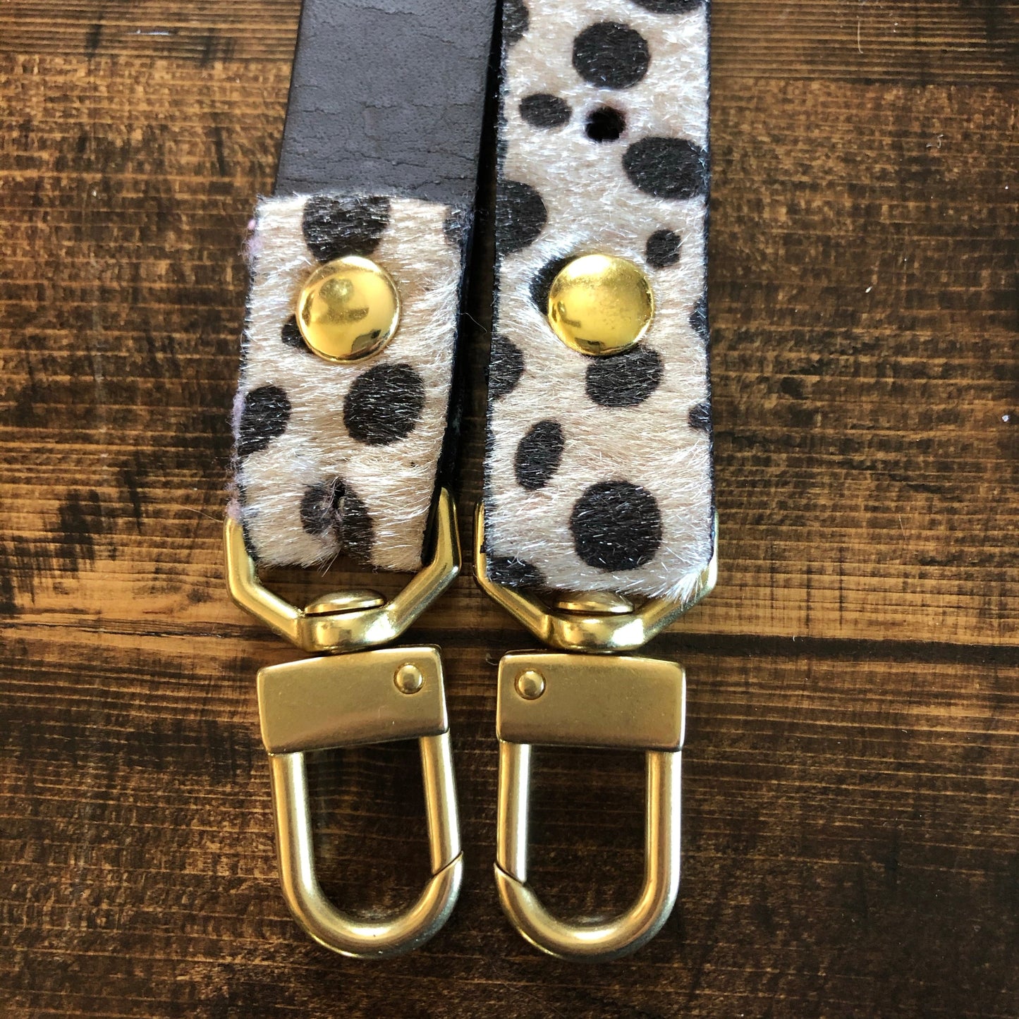 The Nuthatch -Orvis bags Damier Crossbody with Cheetah Strap
