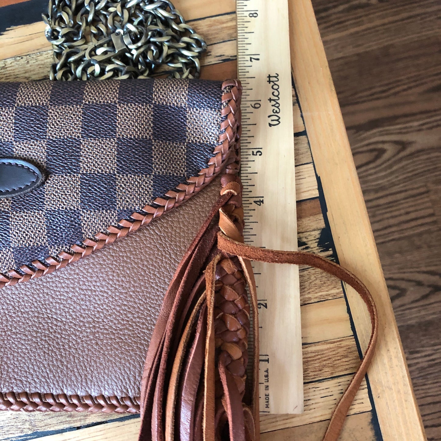 The Eagle - Fringed CognacOrvis bags Wristlet/Crossbody/Clutch Bag