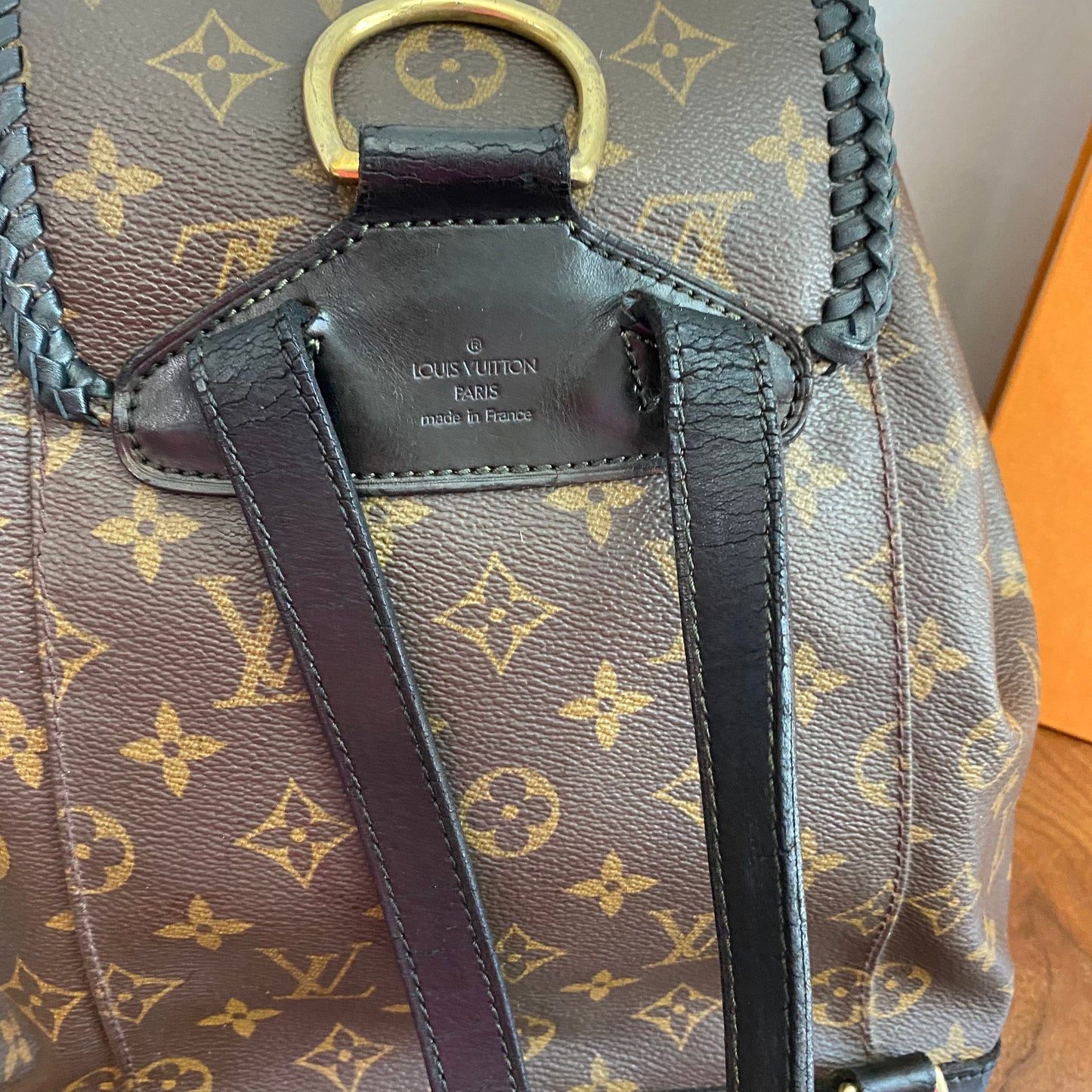 The Loon -Orvis bags Monogram Backpack in Black MM