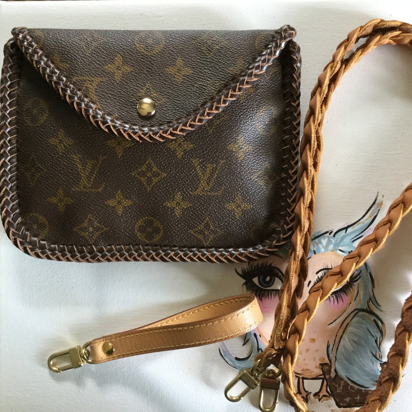 The Falcon - Full MonogramOrvis bags Wristlet/Crossbody/Clutch