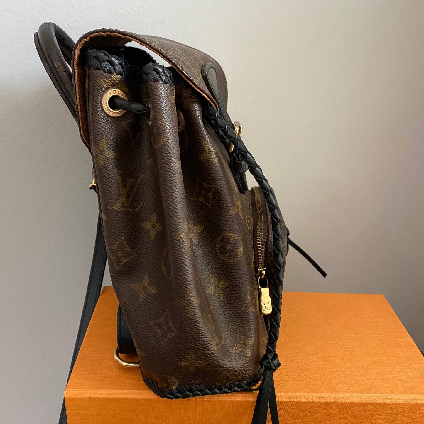 The Loon -Orvis bags Monogram Mini Backpack in Black