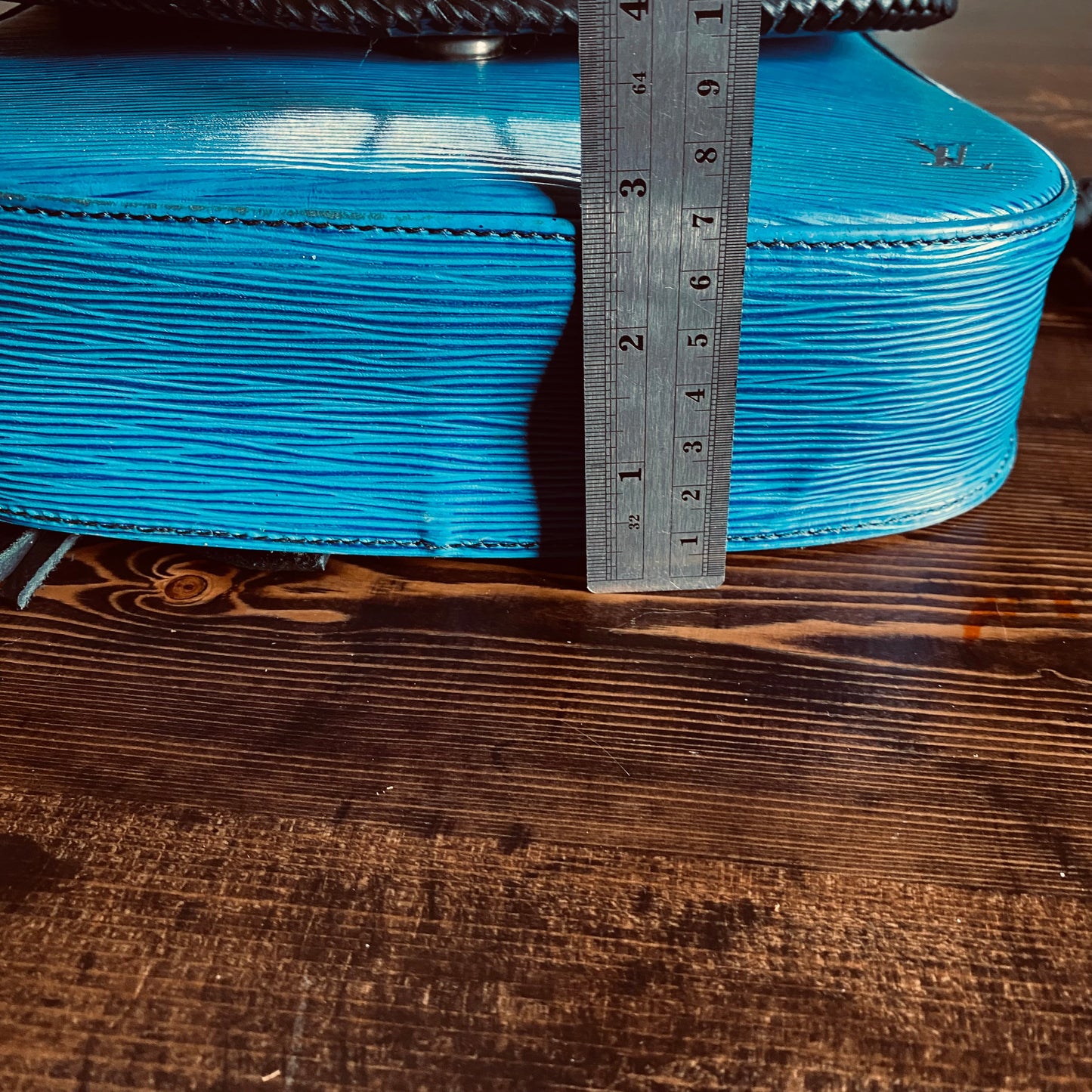 The Swift -Orvis bags Blue Epi Crossbody