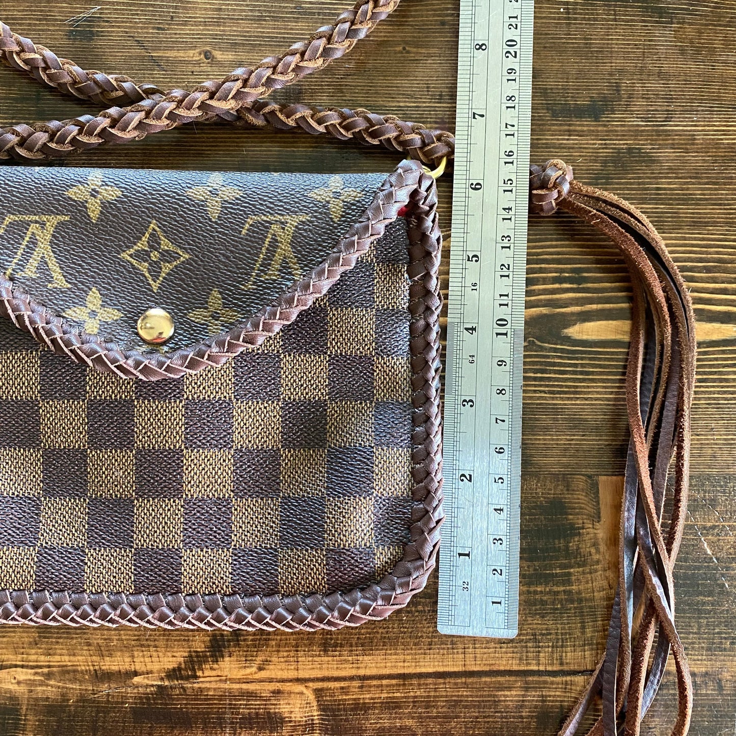 The Falcon - Damier/Monogram MixOrvis bags Wristlet/Crossbody/Clutch