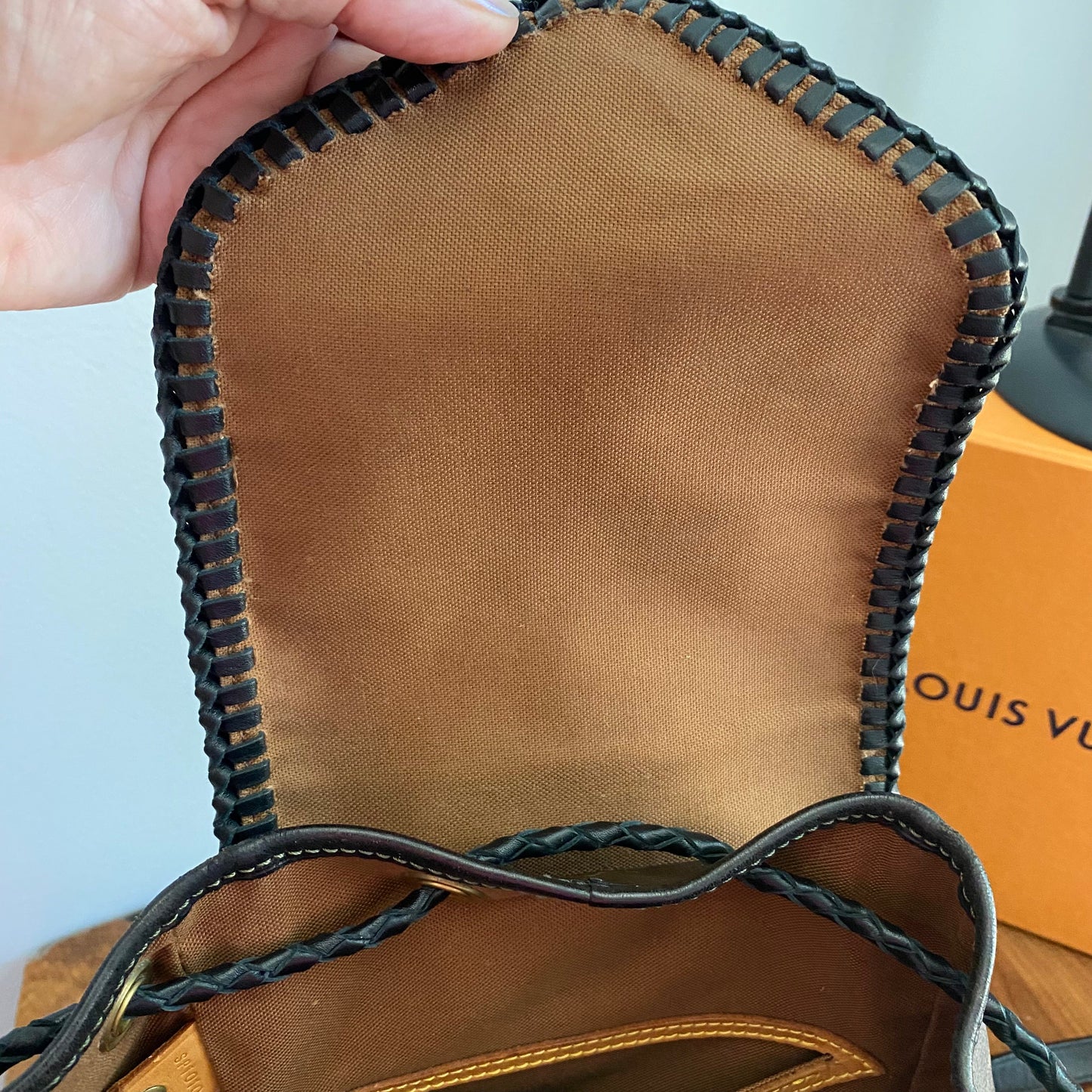 The Loon -Orvis bags Monogram Backpack in Black MM