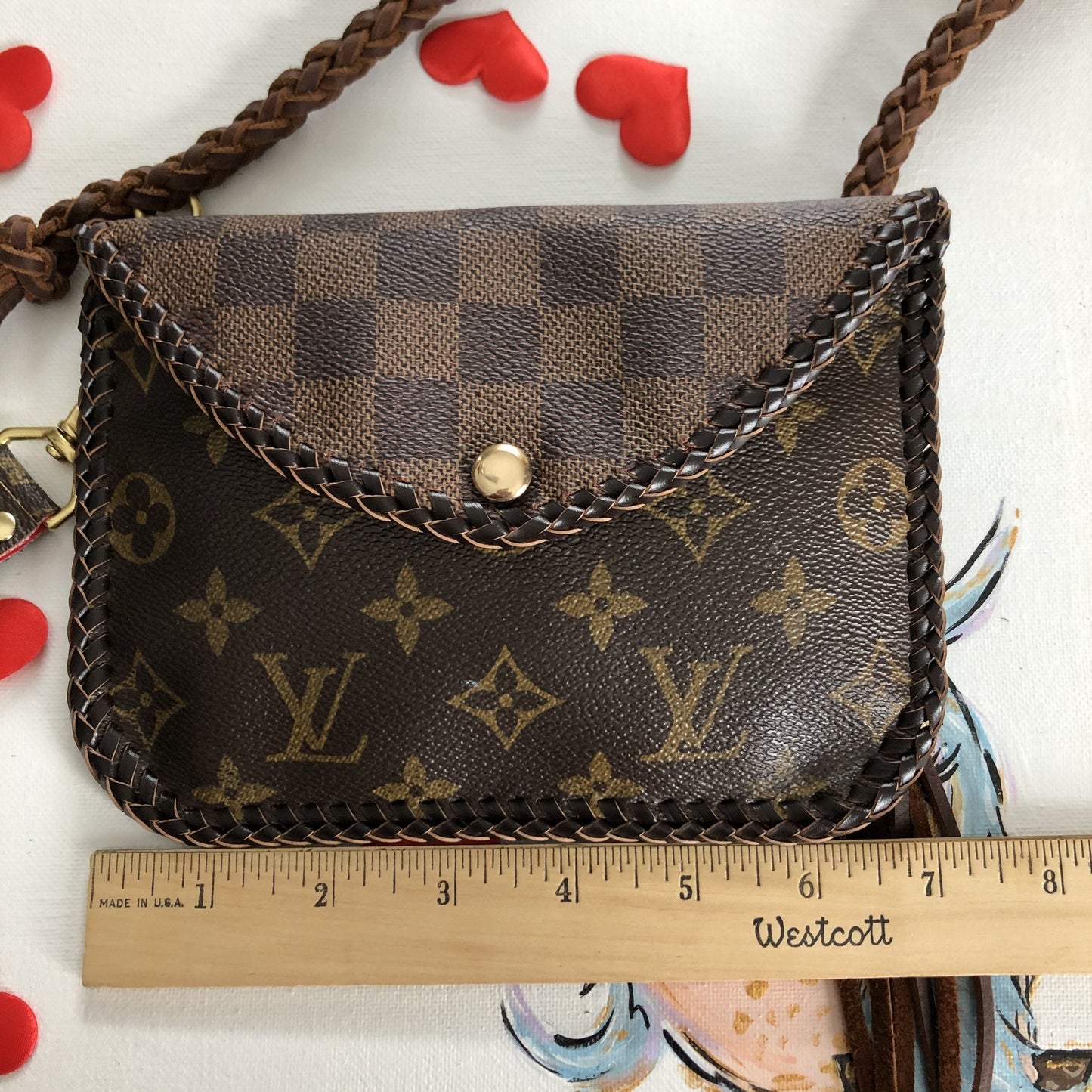 The Falcon - Damier/Monogram MixOrvis bags Wristlet/Crossbody/Clutch