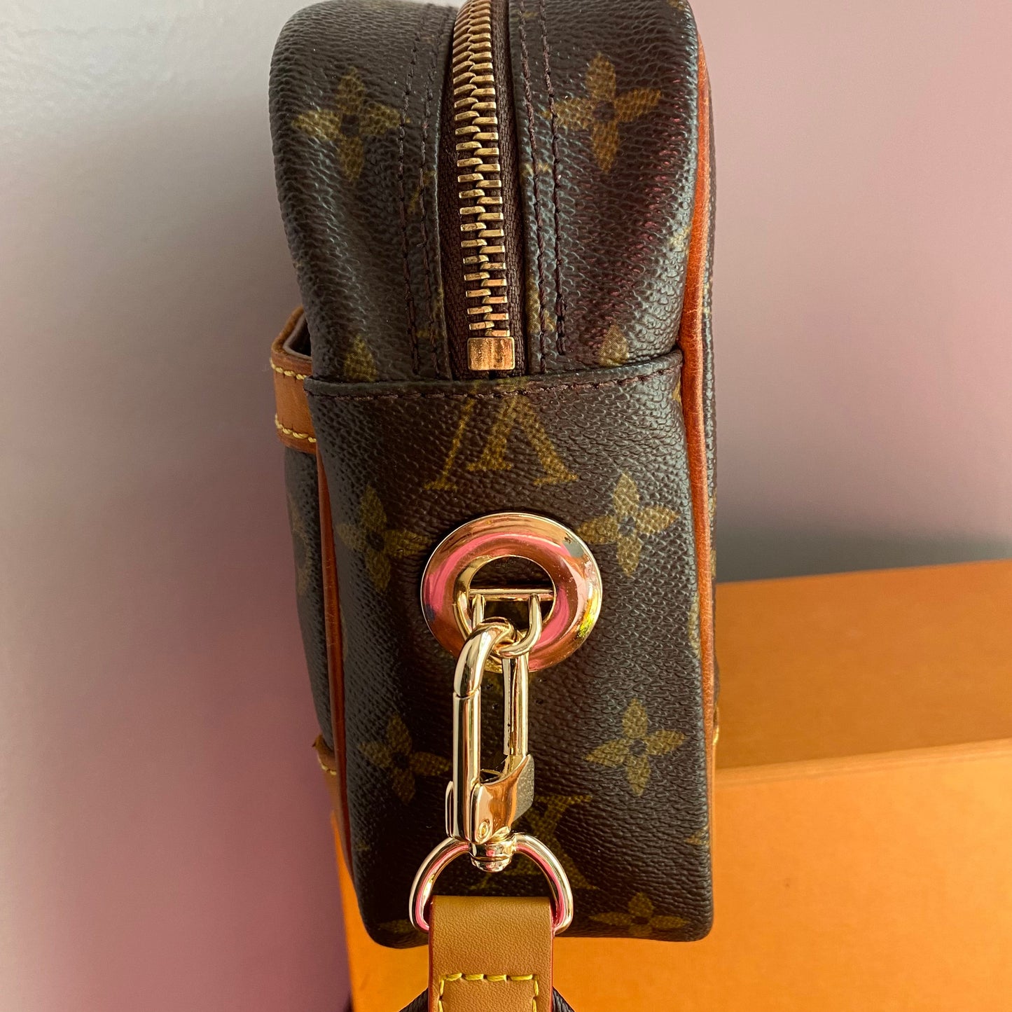 The Sparrow Crossbody -Orvis bags Monogram in Tan