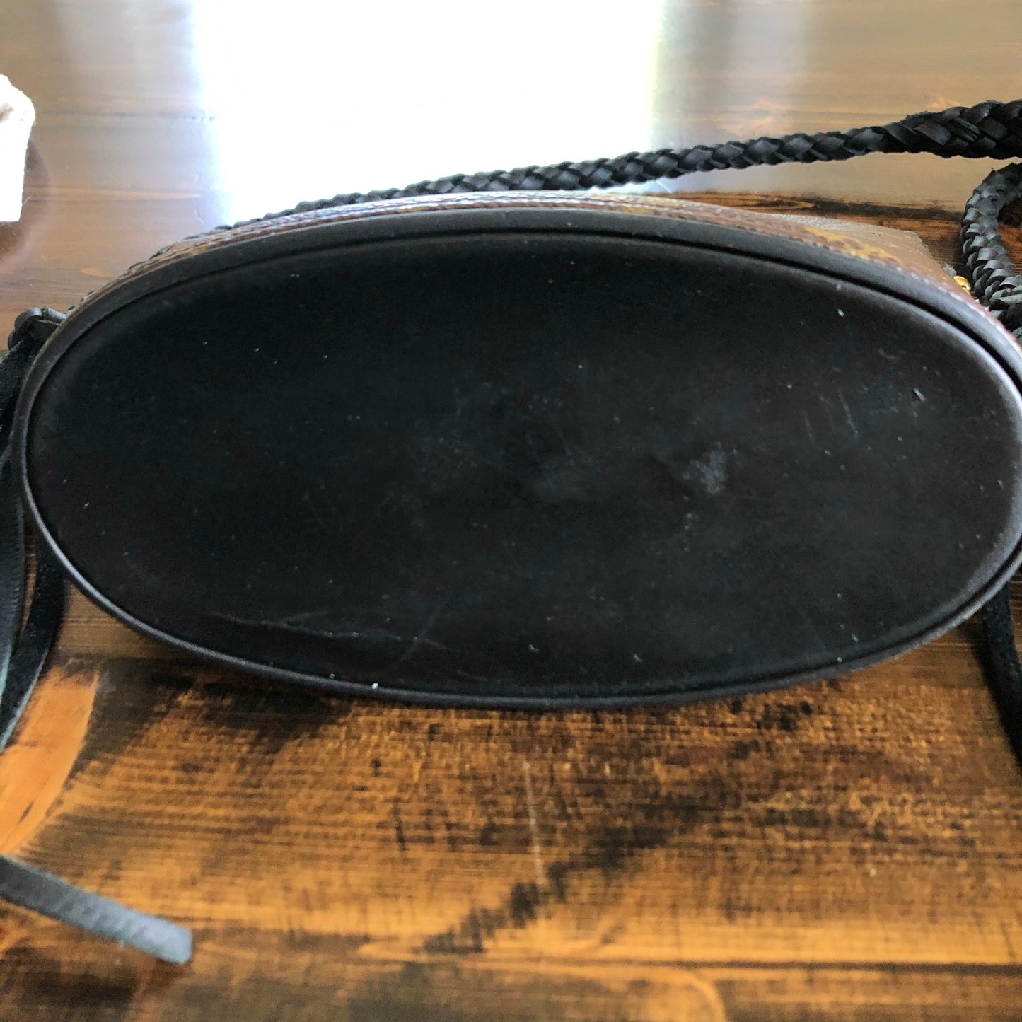 The Finch -Orvis bags Monogram Black Crossbody with Two Straps!