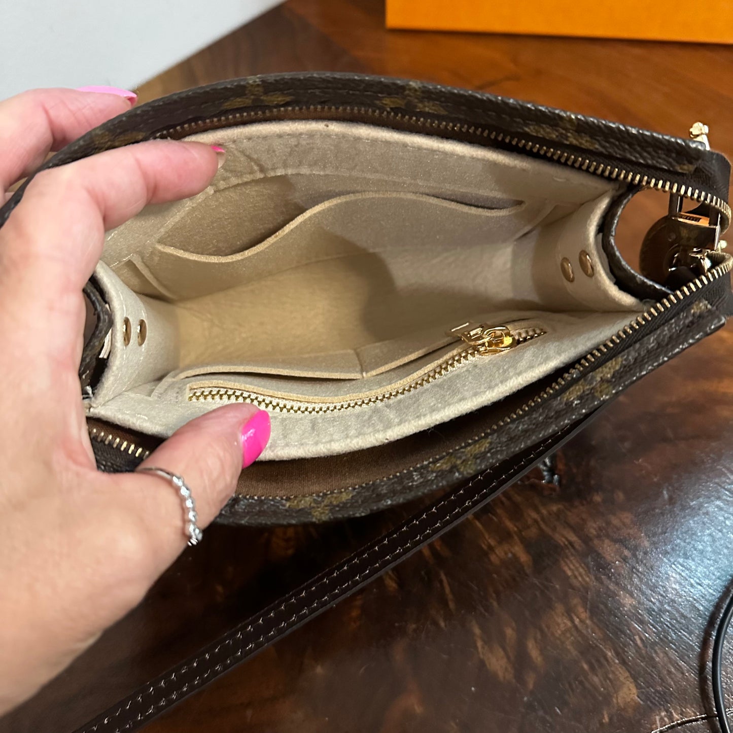 The Cygnet Crossbody -Orvis bags Monogram in Brown