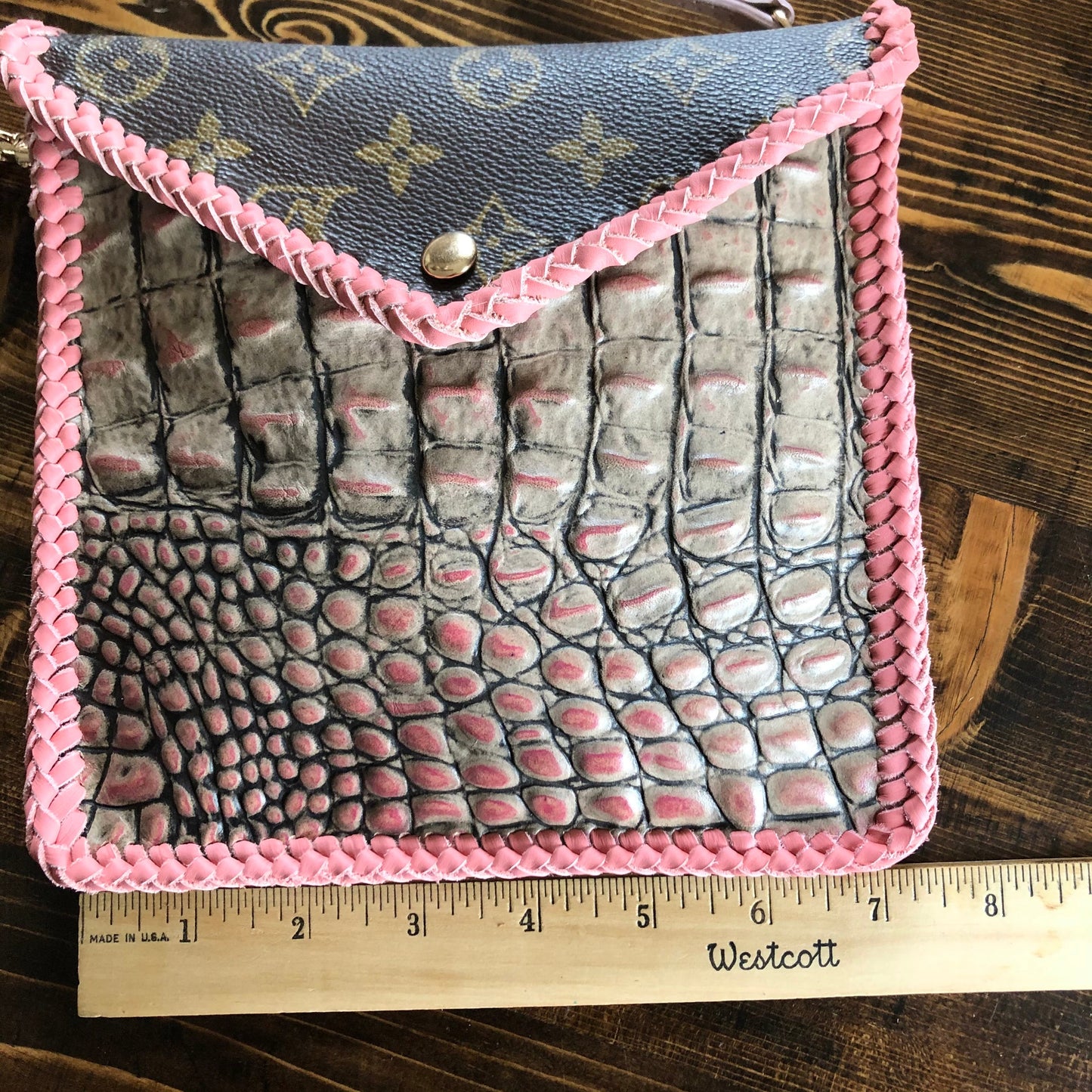 The Falcon - Blush Pink MonogramOrvis bags Crossbody