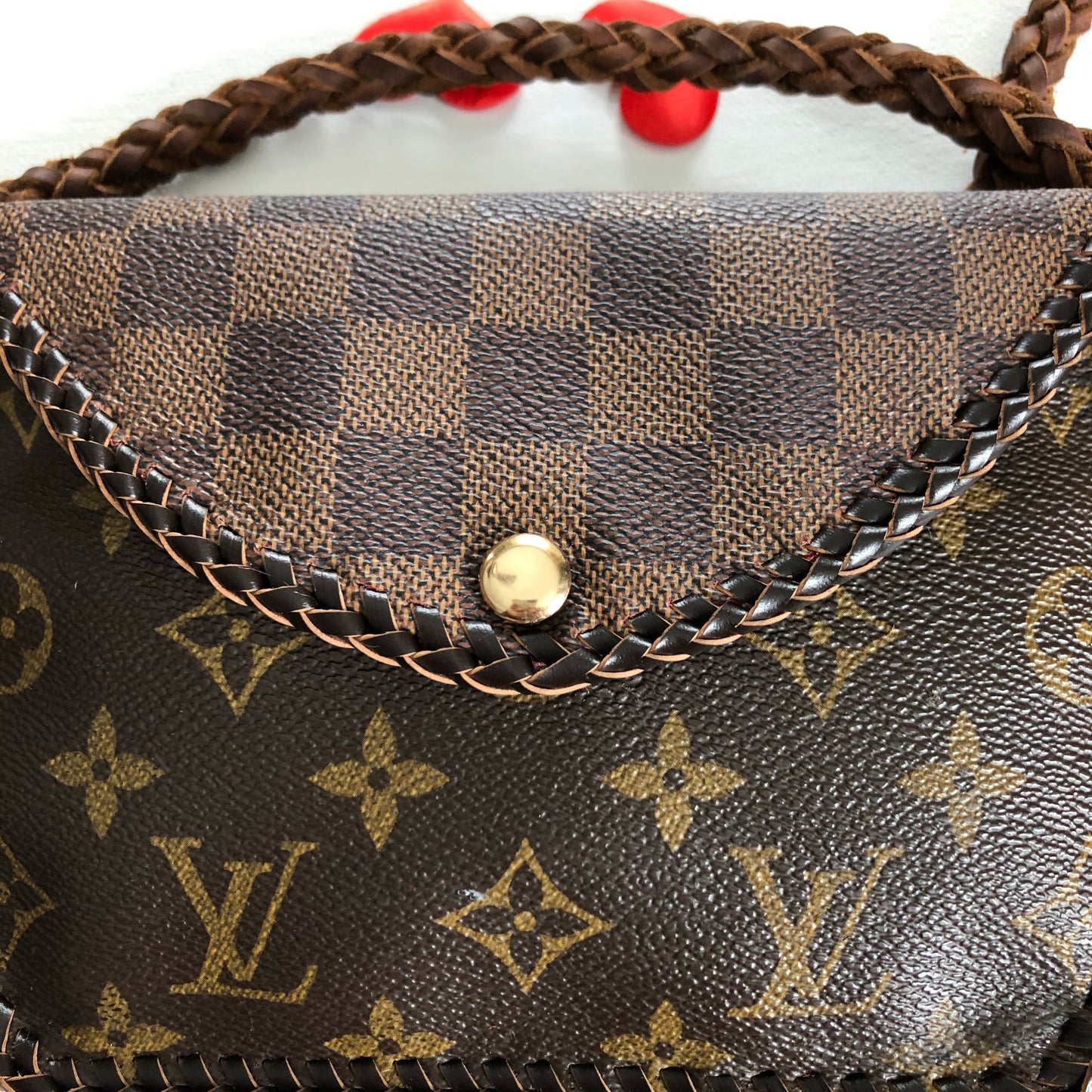 The Falcon - Damier/Monogram MixOrvis bags Wristlet/Crossbody/Clutch