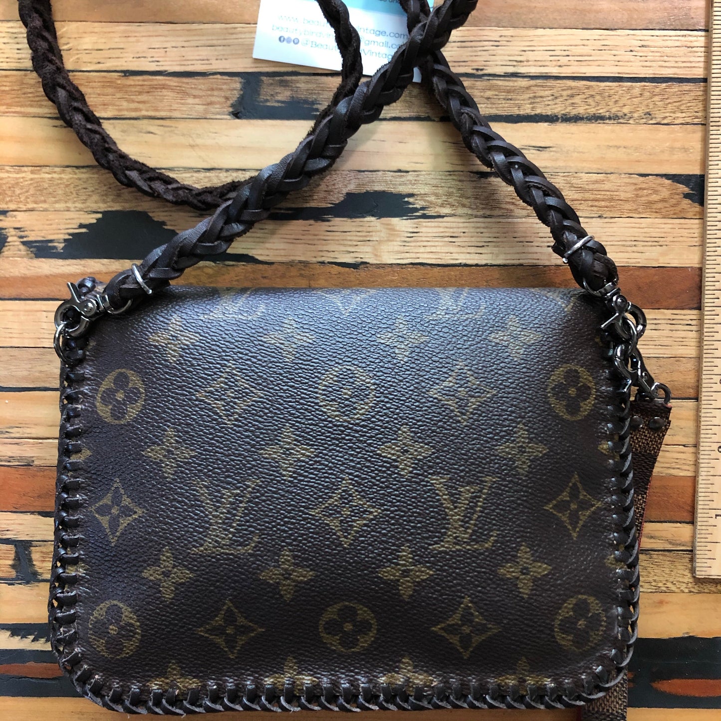 The Falcon - Damier/Monogram MixOrvis bags Wristlet/Crossbody/Clutch
