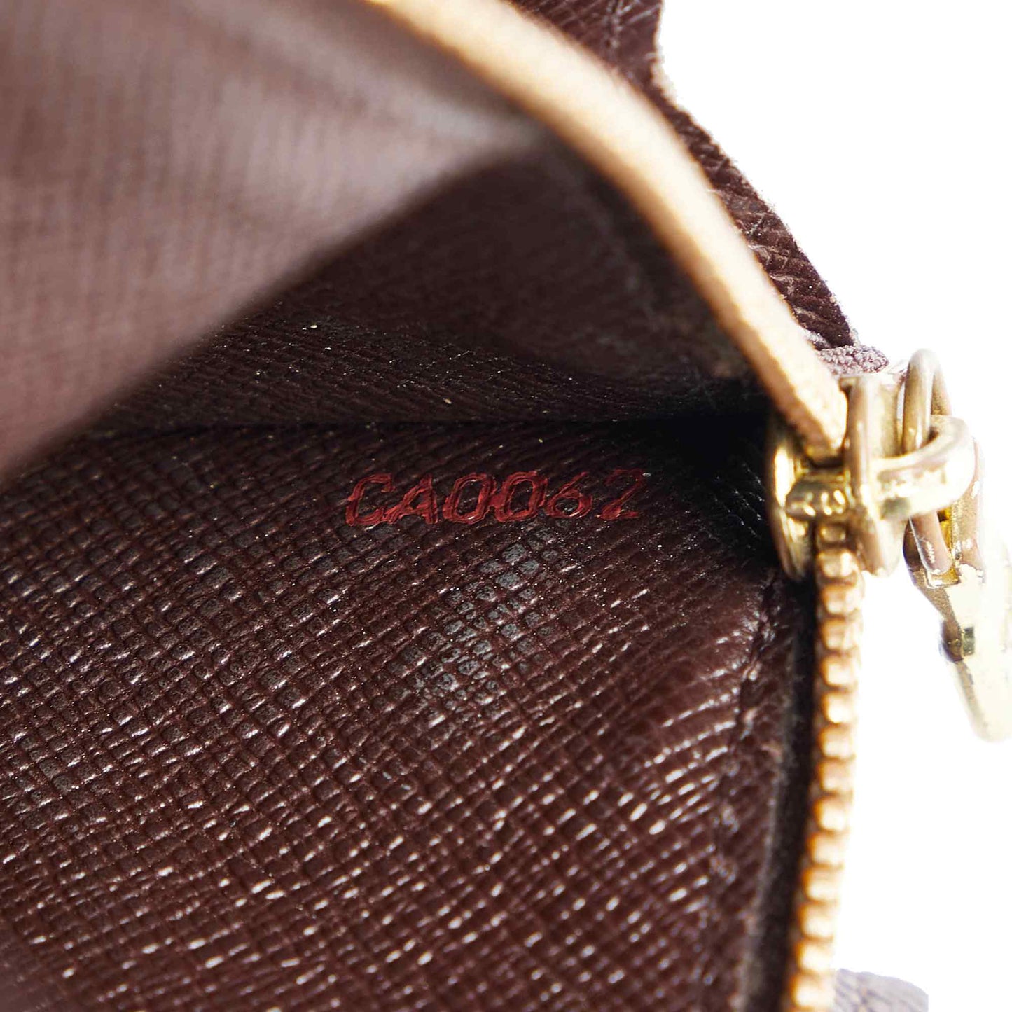Louis Vuitton Brown Canvas Damier Ebene Sarah Wallet