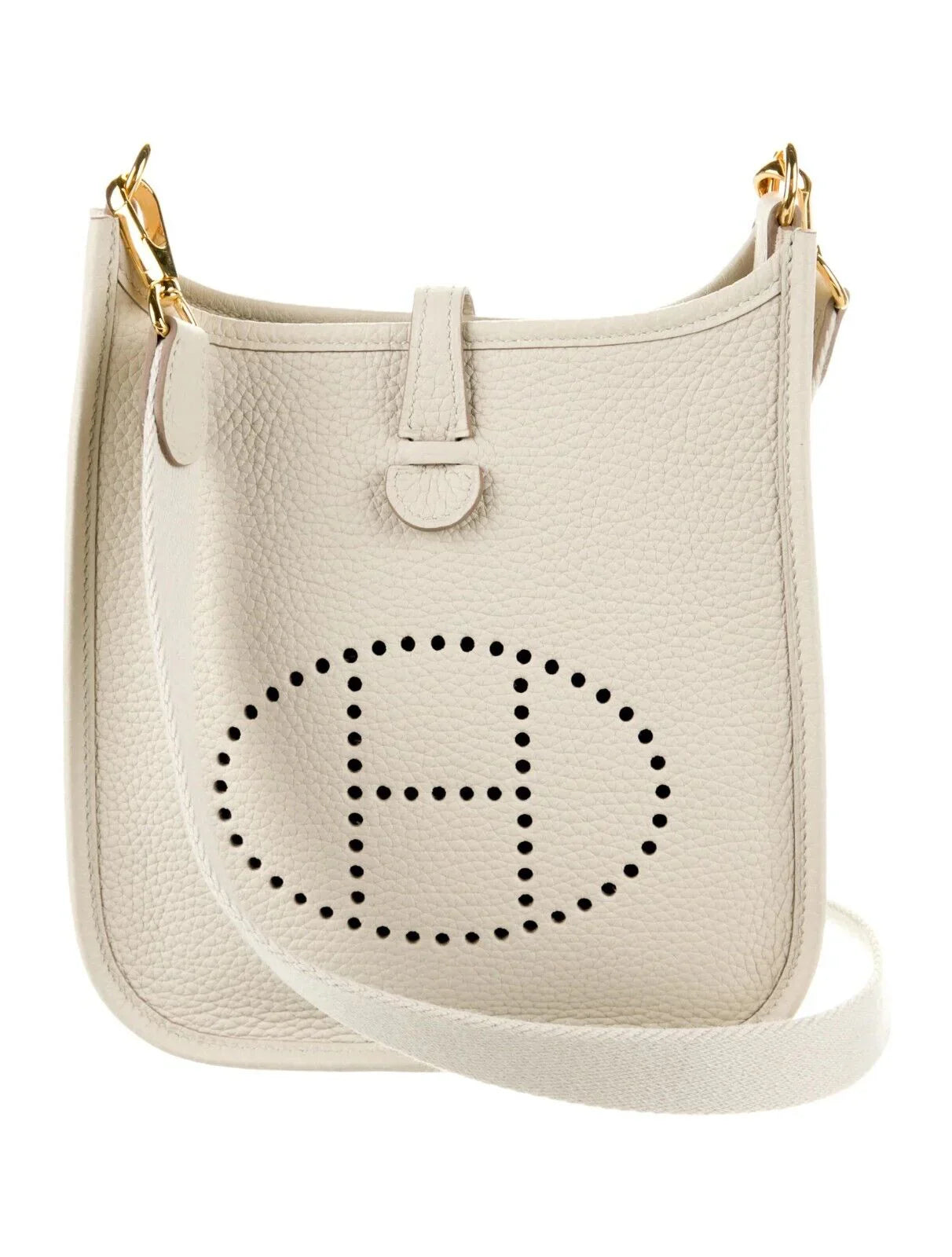 HERMES Evelyne Amazone Bag Mini TPM 16 Beton Gold Hardware