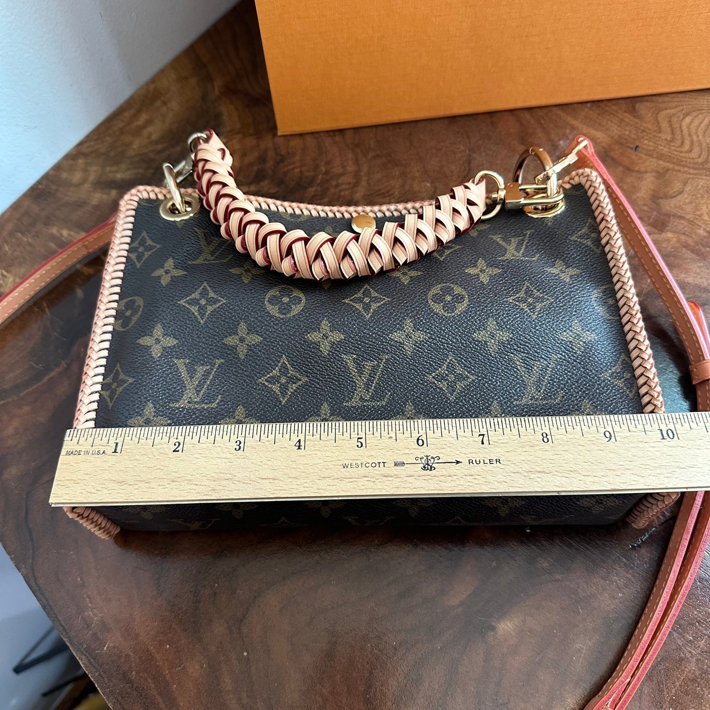 The Swan Crossbody -Orvis bags Monogram in Vachetta