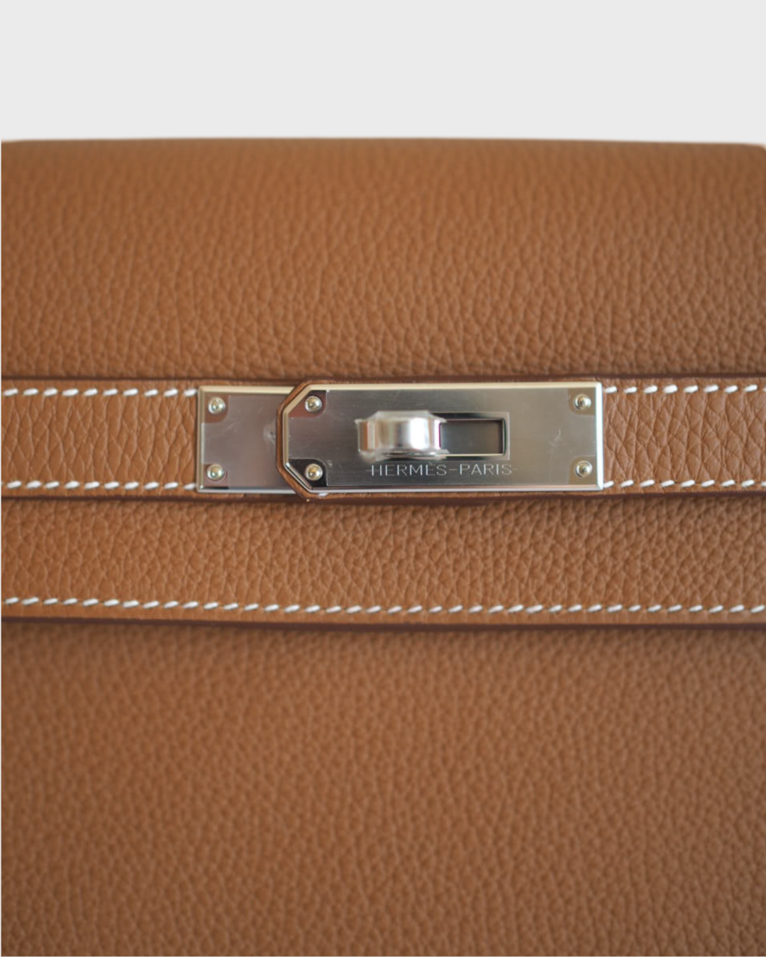Hermes Kelly Depeches 25 Gold Galop PHW