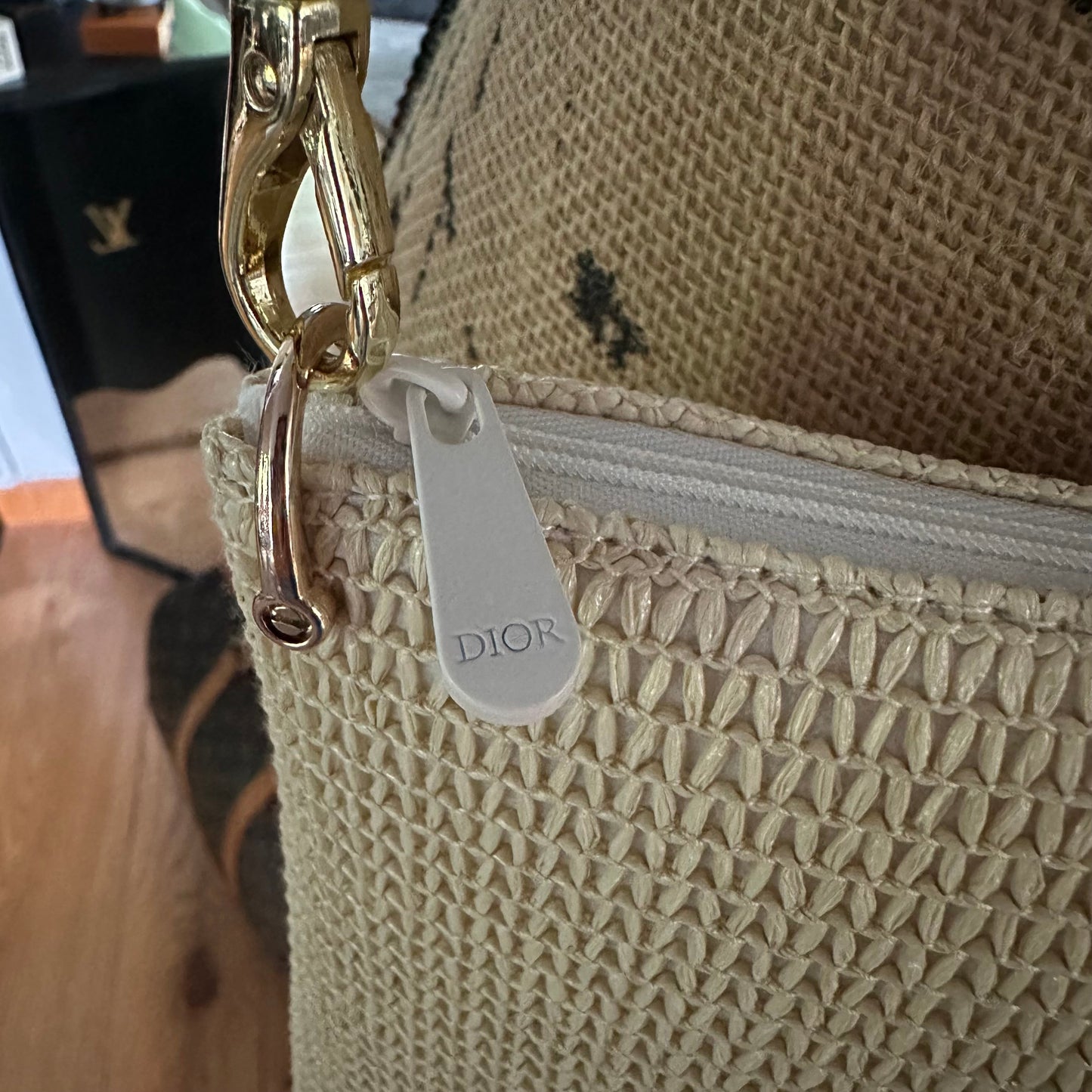 The Junco Crossbody Bag - Raffia Dior