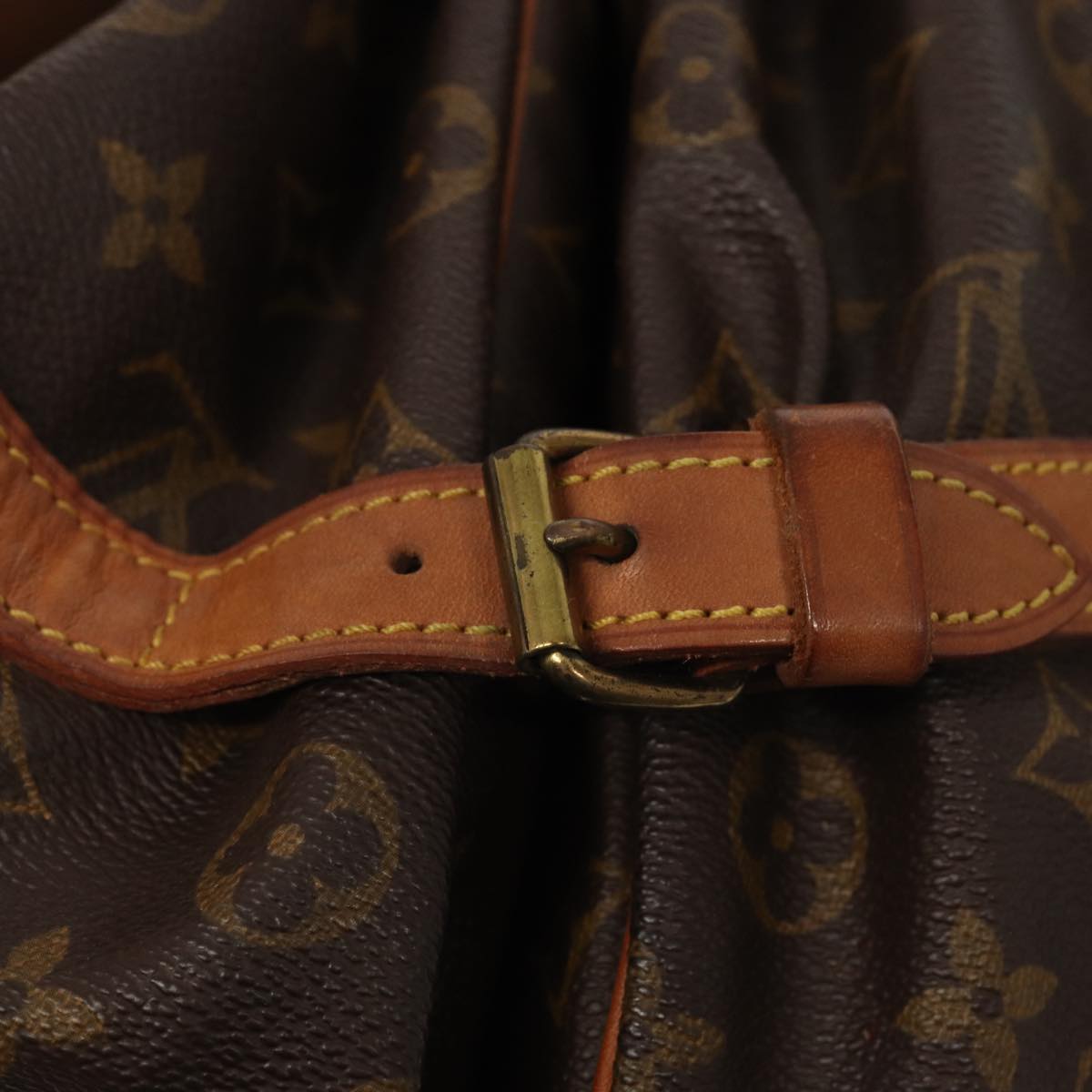 Louis Vuitton Saumur 35 Brown Canvas Shoulder Bag