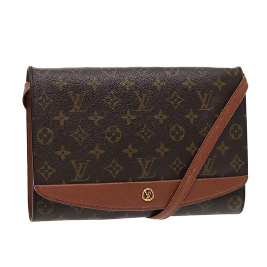 Louis Vuitton Bordeaux Brown Canvas Shoulder Bag