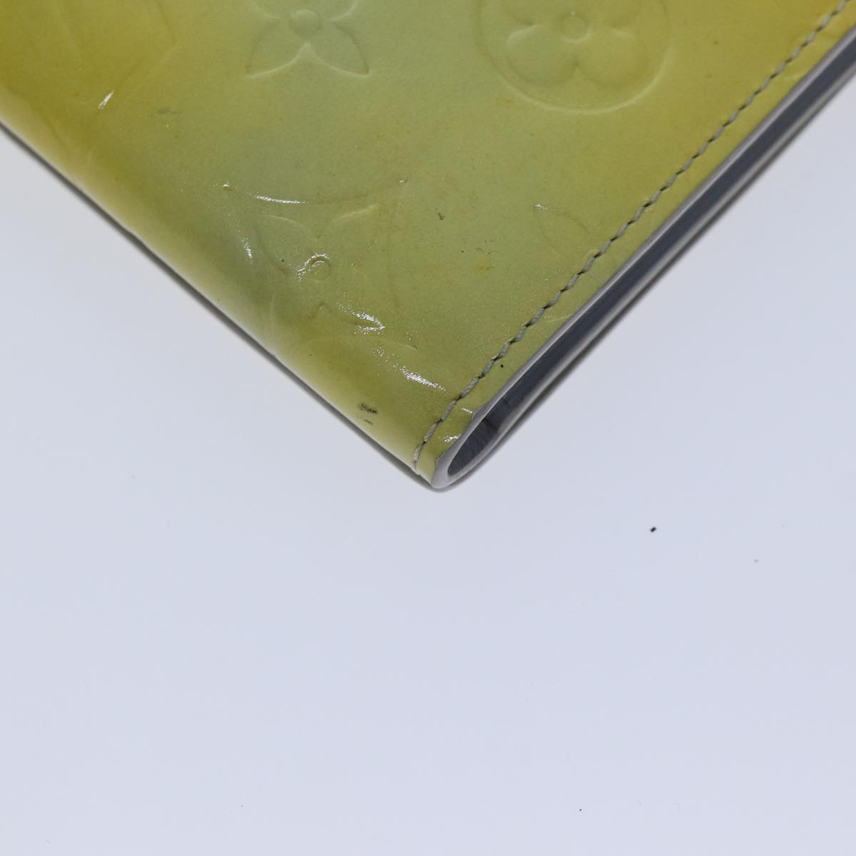 Louis Vuitton Walker Yellow Patent Leather Clutch Bag