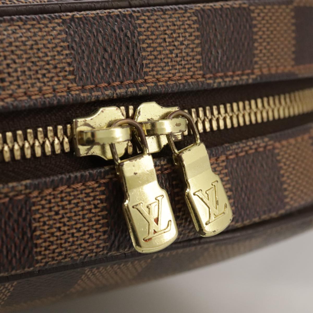 Louis Vuitton Ipanema Brown Canvas Shoulder Bag