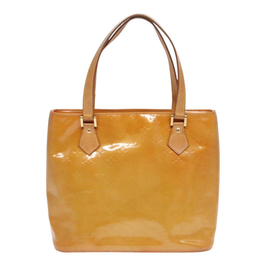 Louis Vuitton Houston Beige Patent Leather Handbag
