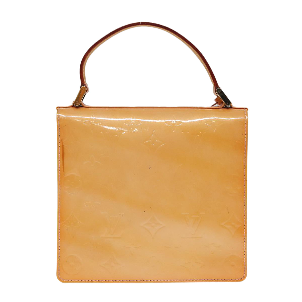 Louis Vuitton Spring Street Yellow Patent Leather Handbag