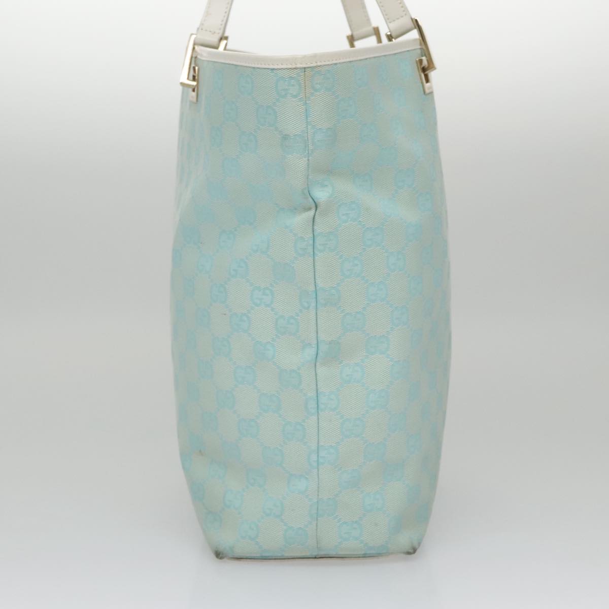 Gucci Gg Canvas Blue Canvas Tote Bag