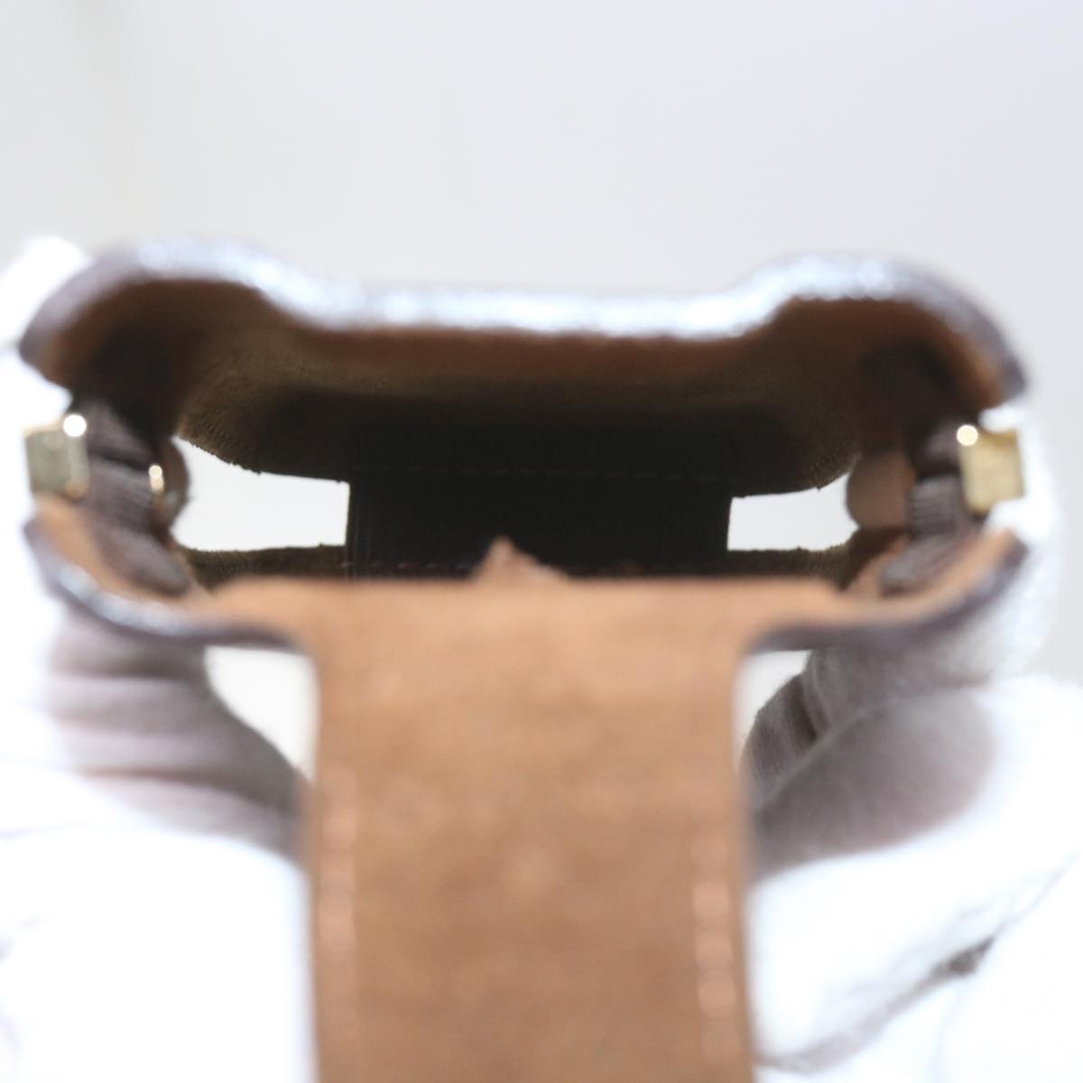 Louis Vuitton Etui Téléphone Brown Canvas Phone Jewelry
