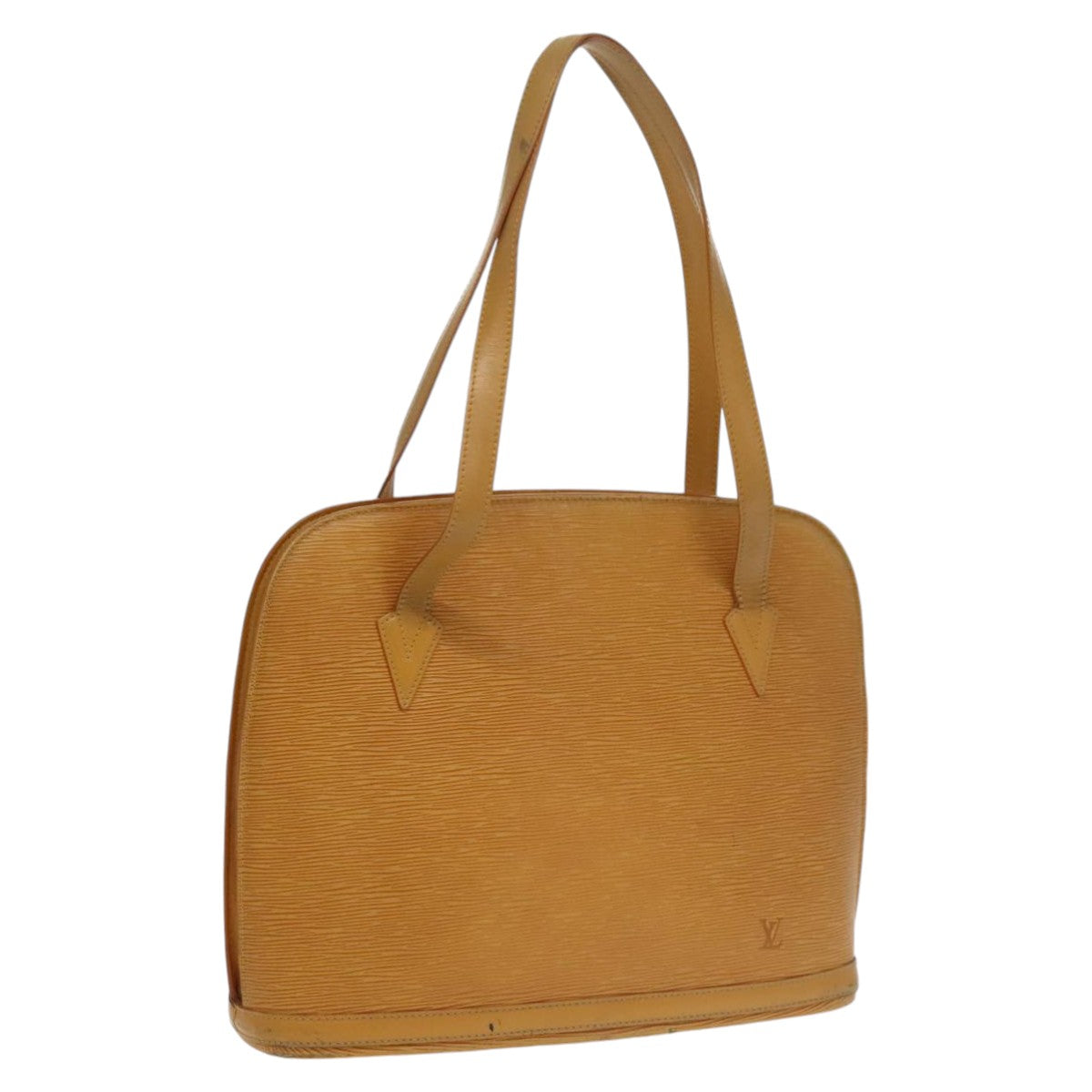 Louis Vuitton Lussac Yellow Leather Shoulder Bag