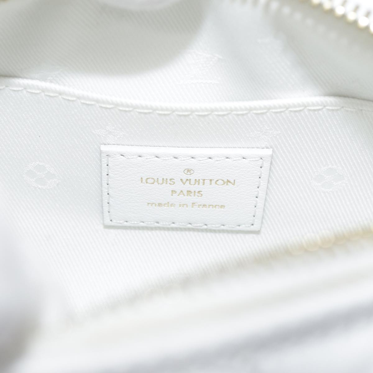 Louis Vuitton Papillon White Leather Handbag