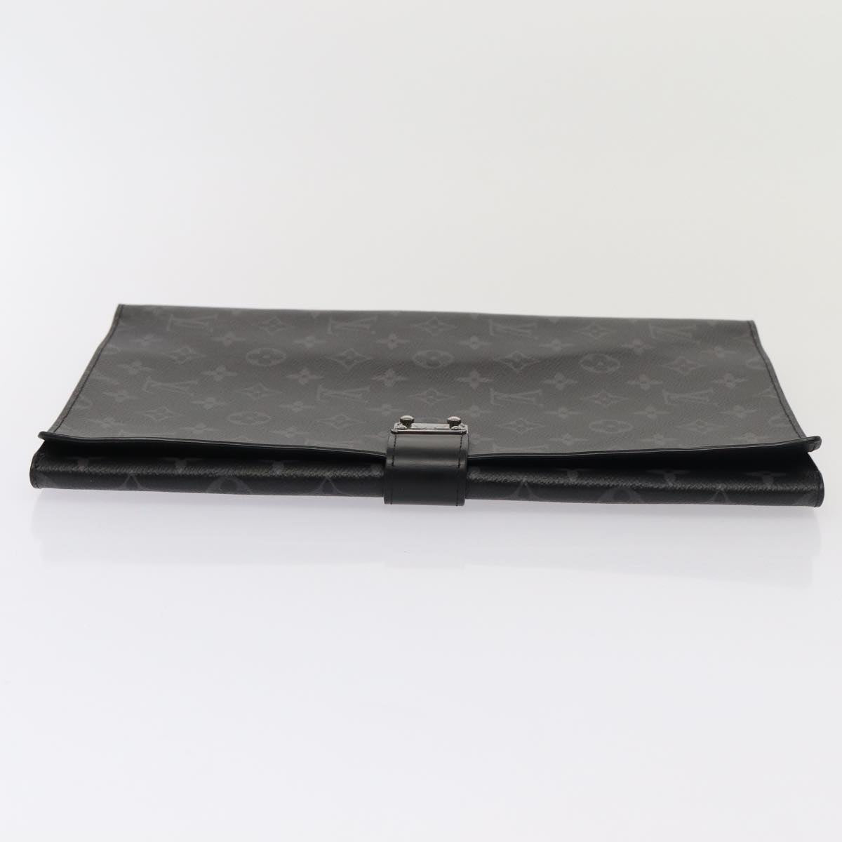 Louis Vuitton Porte Documents Grey Canvas Briefcase Bag