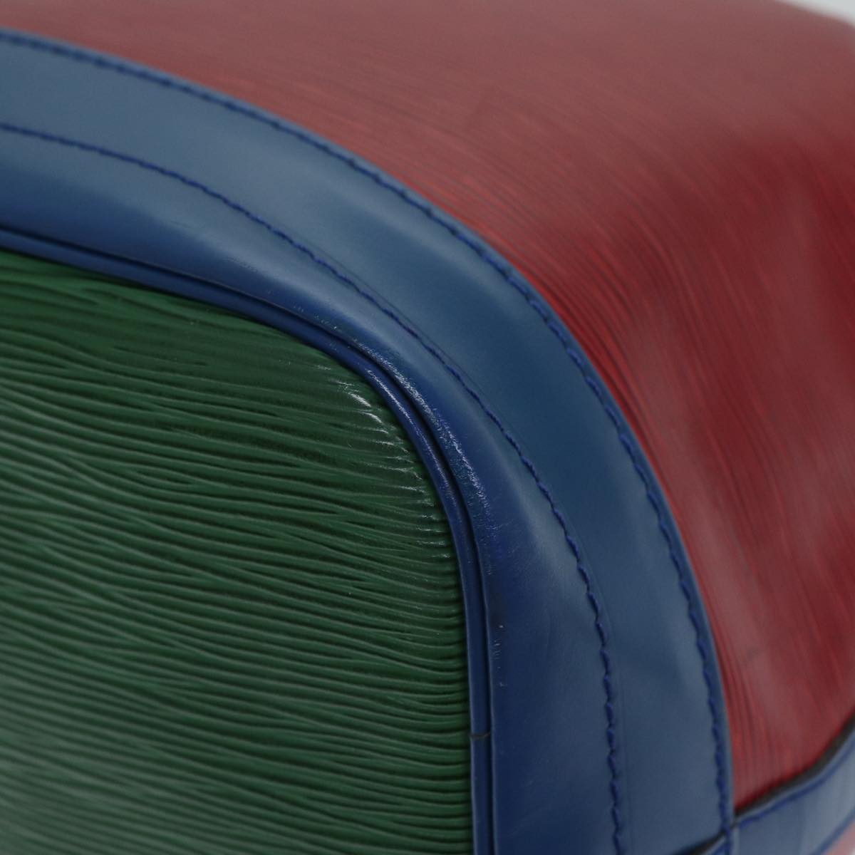 Louis Vuitton Noe Tricolore Red Leather Shoulder Bag
