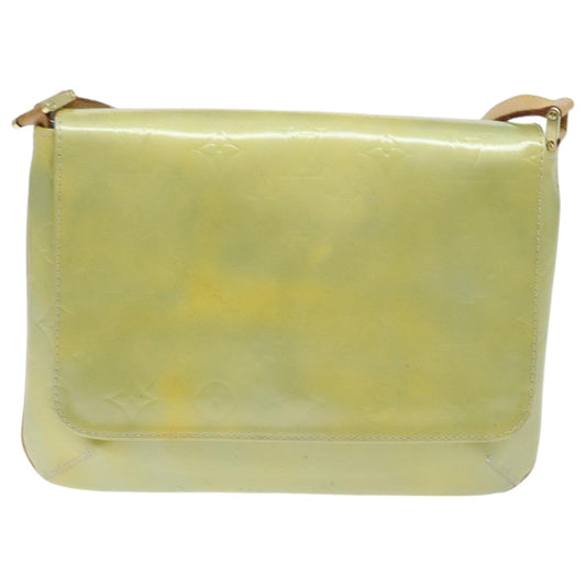 Louis Vuitton Thompson Street Green Patent Leather Shoulder Bag