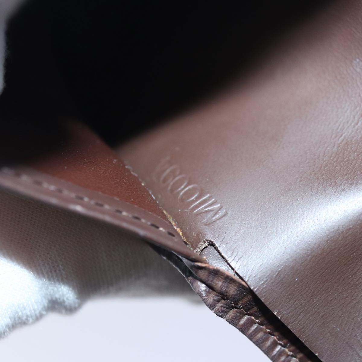 Louis Vuitton Viennois Brown Leather Wallet