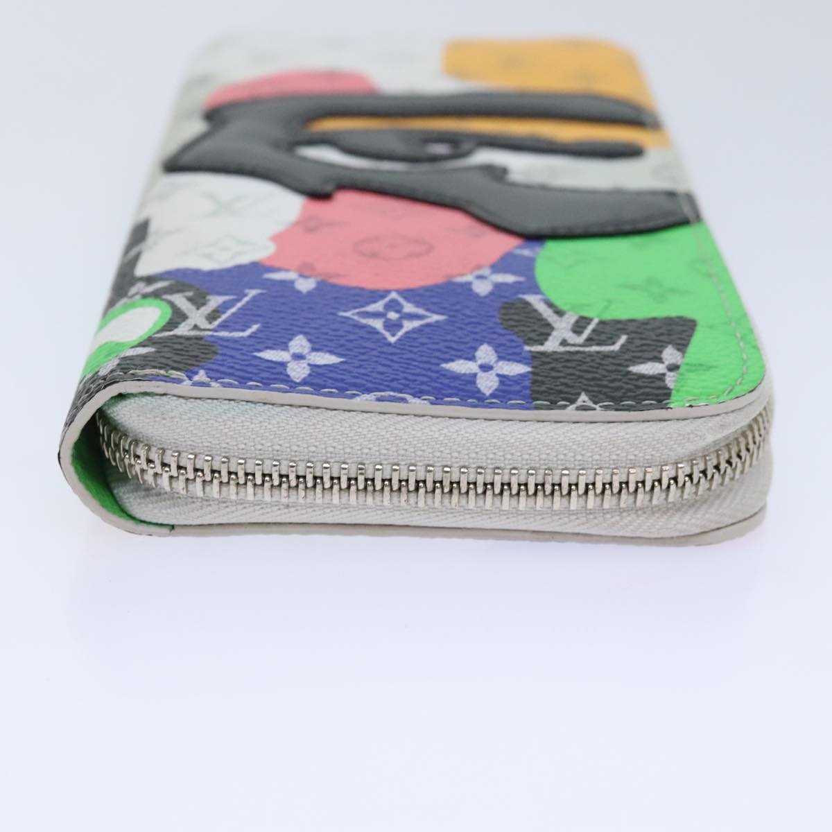 Louis Vuitton Zippy Wallet Vertical White Canvas Wallet