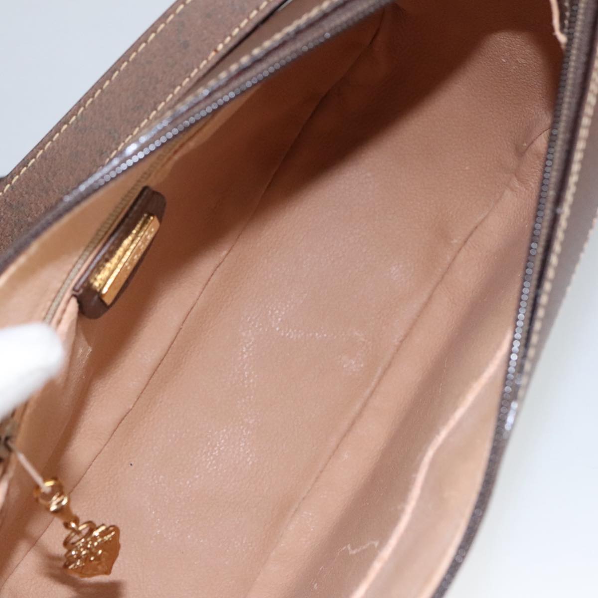Gucci Ophidia Beige Canvas Shoulder Bag