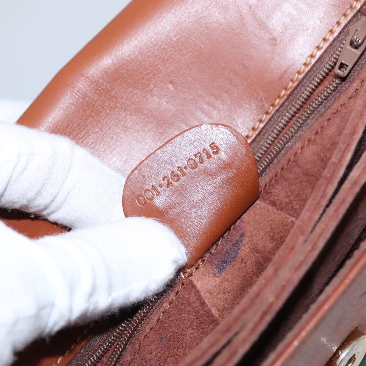 Gucci Sherry Brown Leather Shoulder Bag