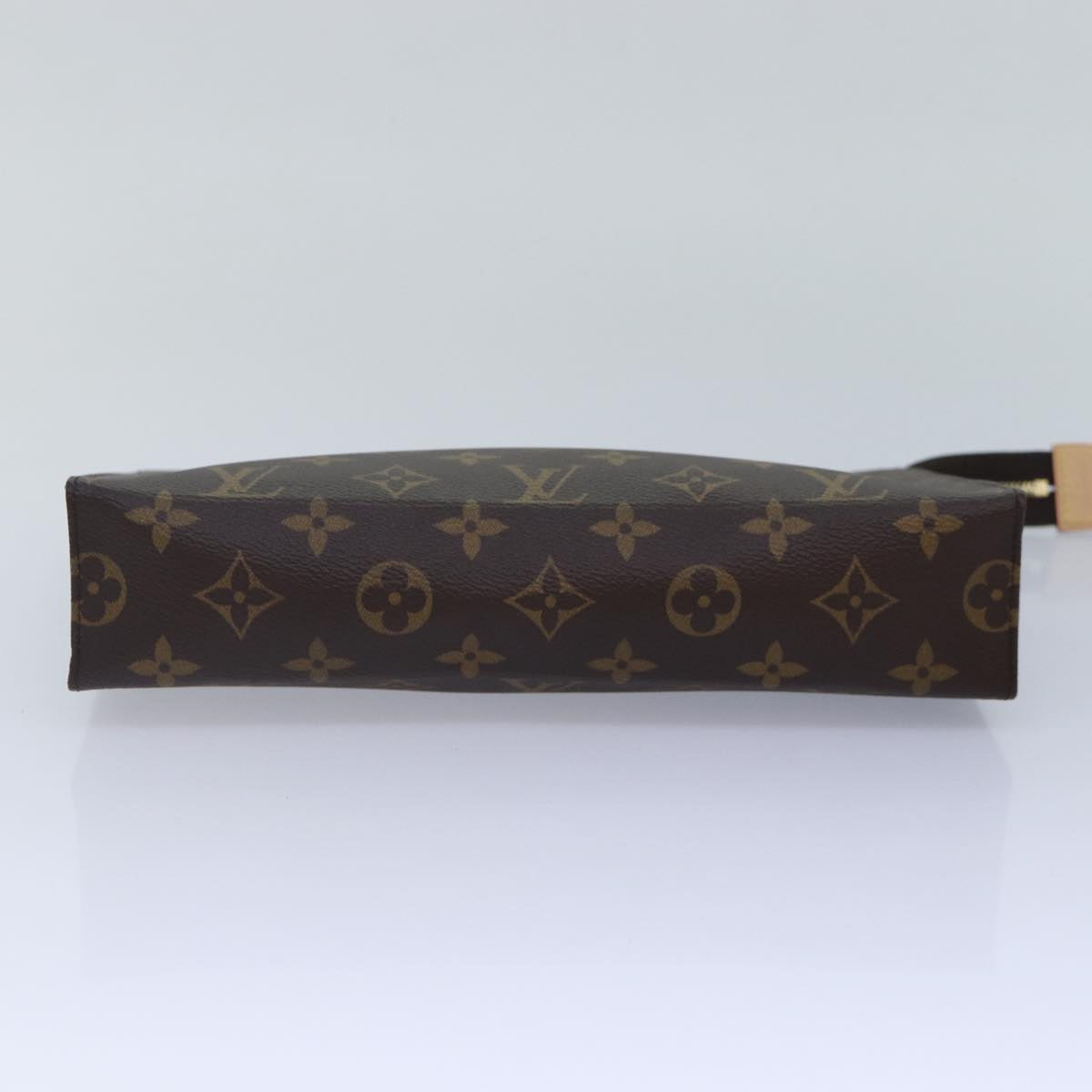 Louis Vuitton Poche Toilette Brown Canvas Clutch Bag