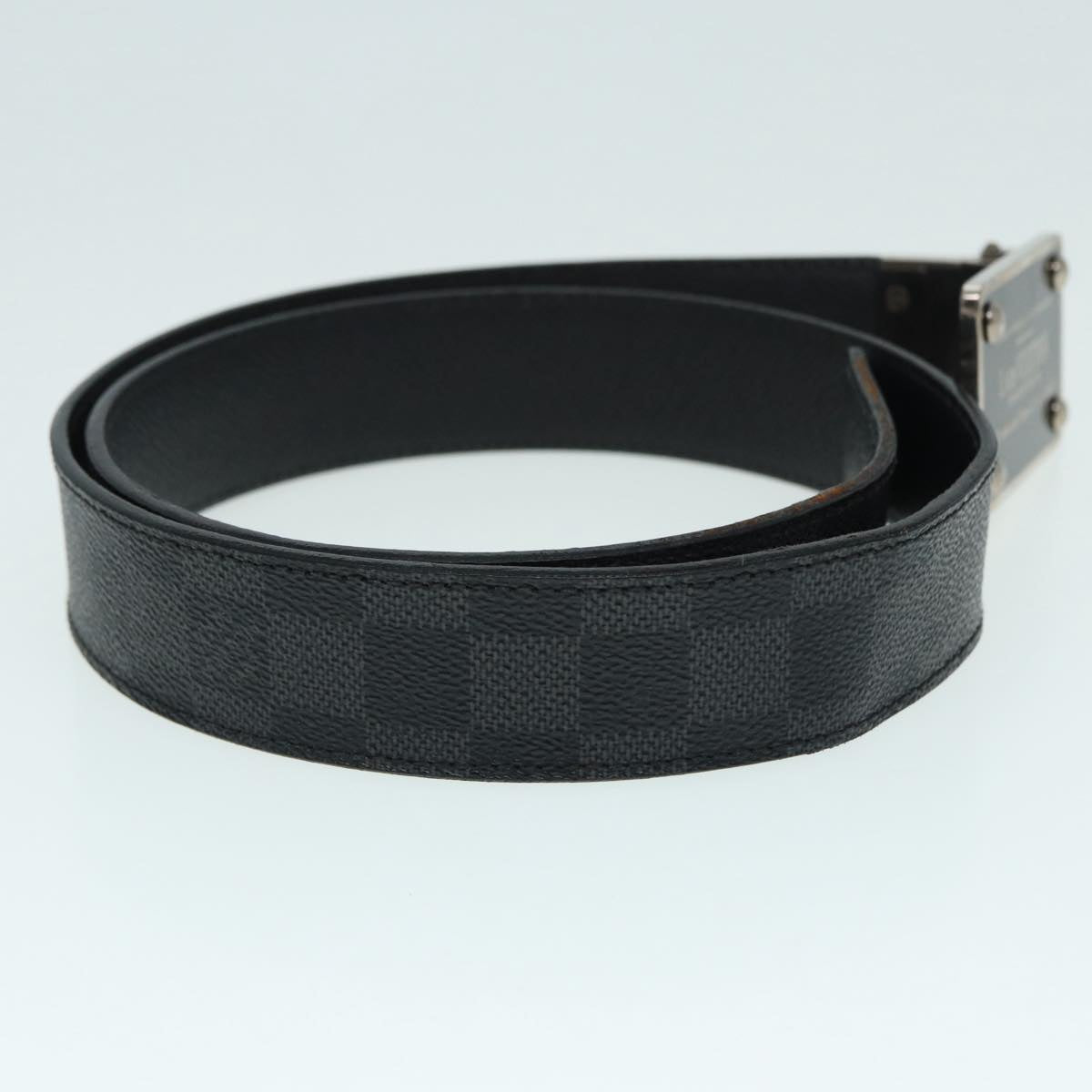 Louis Vuitton Inventeur Grey Canvas Belt