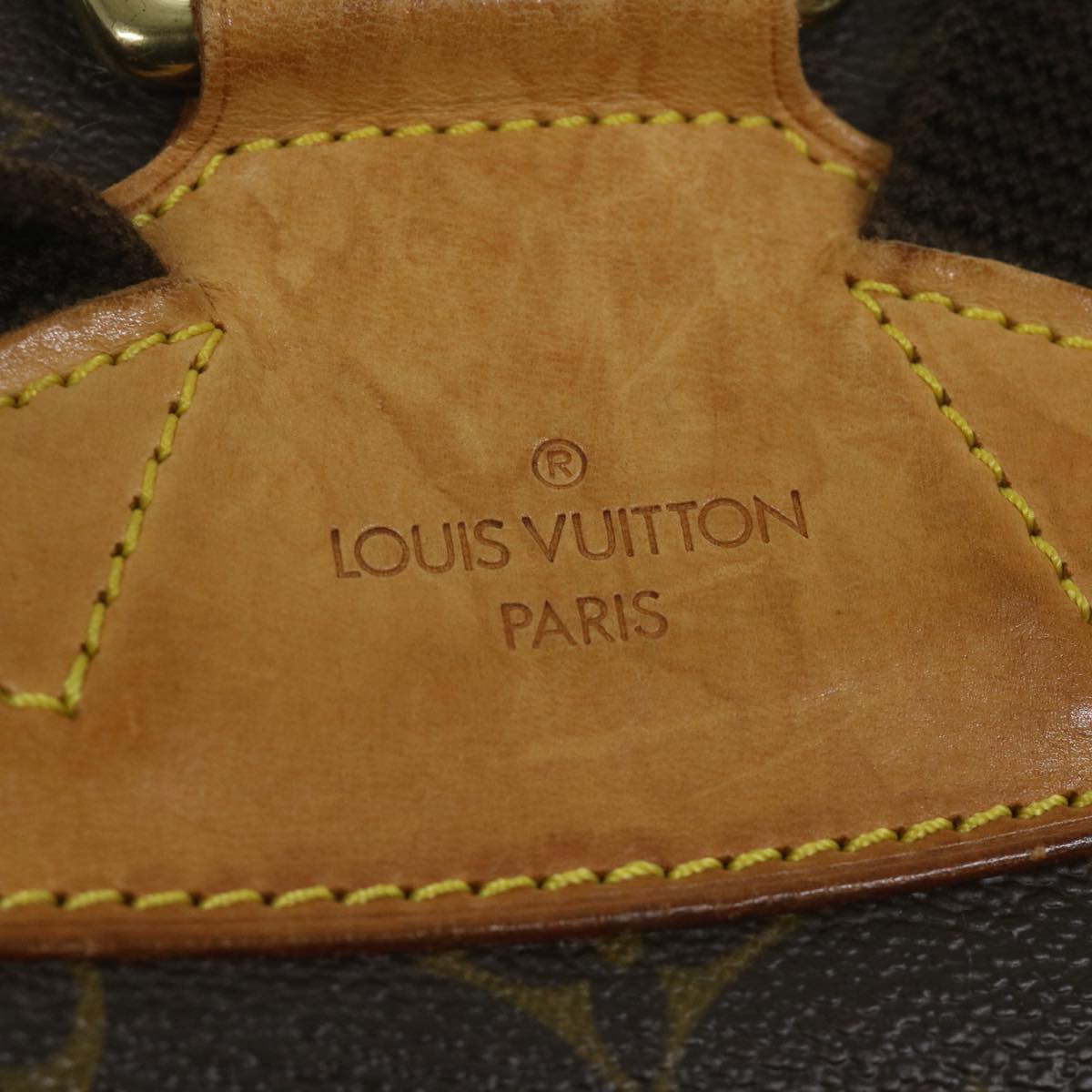 Louis Vuitton Montsouris Brown Canvas Backpack Bag
