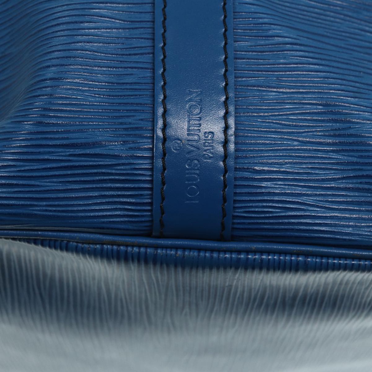 Louis Vuitton Noe Blue Calfskin Shoulder Bag
