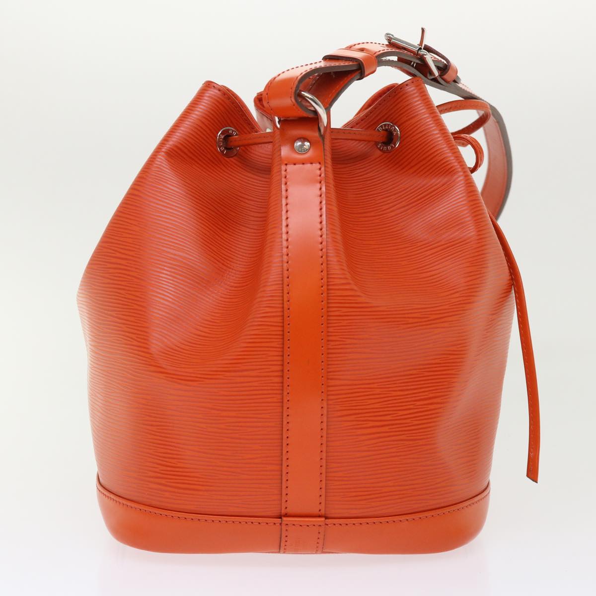 Louis Vuitton Petit Noé Orange Leather Shoulder Bag