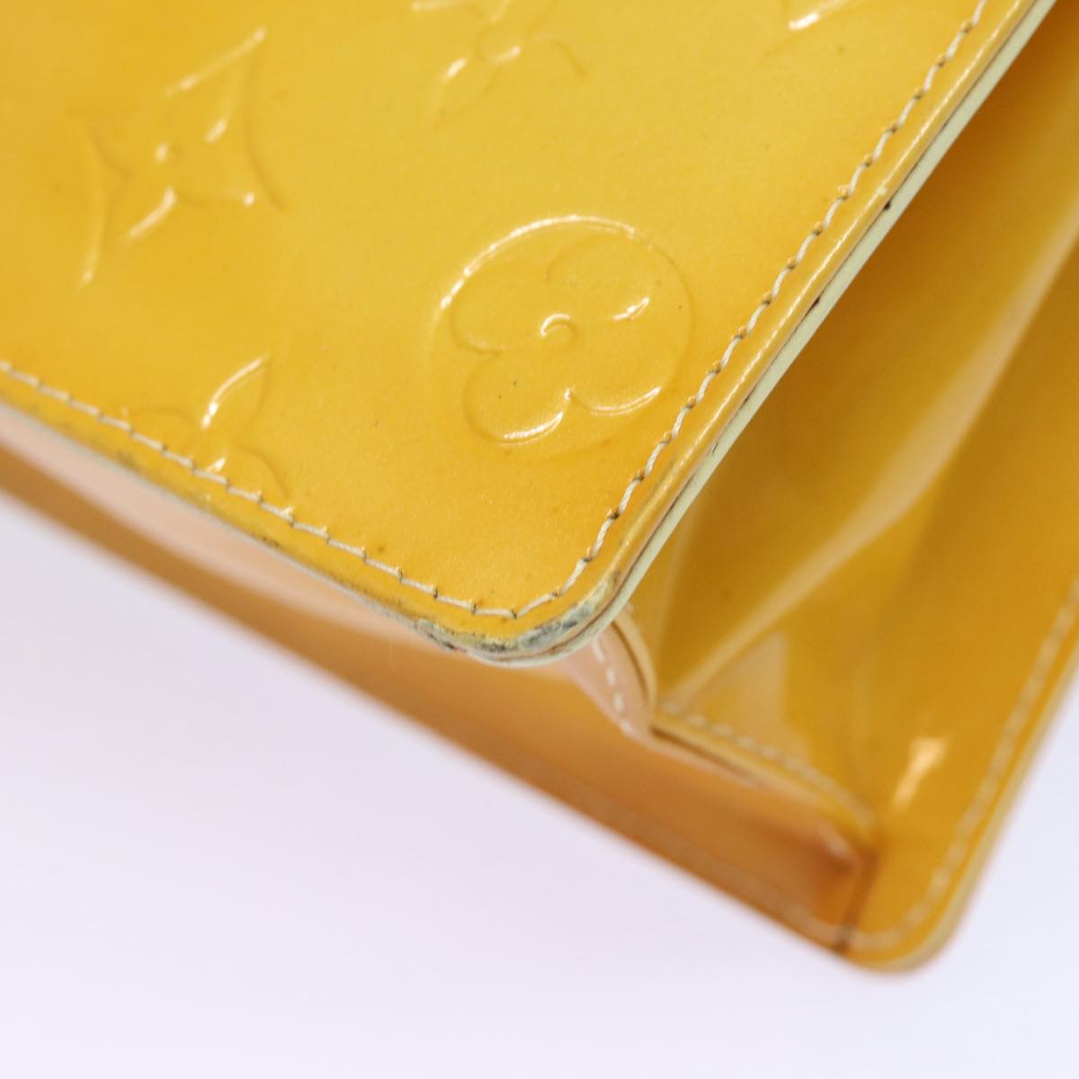 Louis Vuitton Spring Street Yellow Patent Leather Handbag