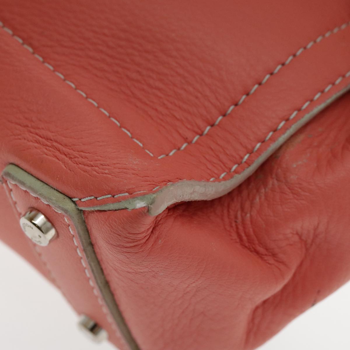 Louis Vuitton Pink Leather Shoulder Bag