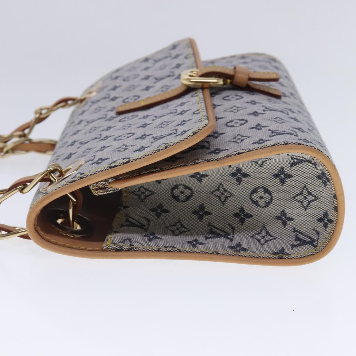 Louis Vuitton Camille Navy Canvas Shoulder Bag