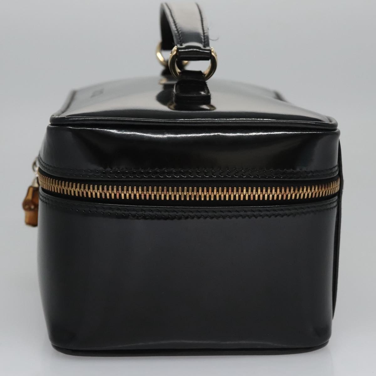 Gucci Black Patent Leather Handbag