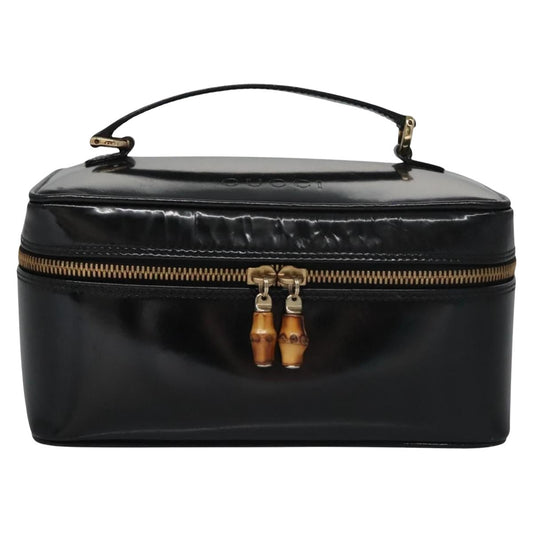 Gucci Black Patent Leather Handbag ()