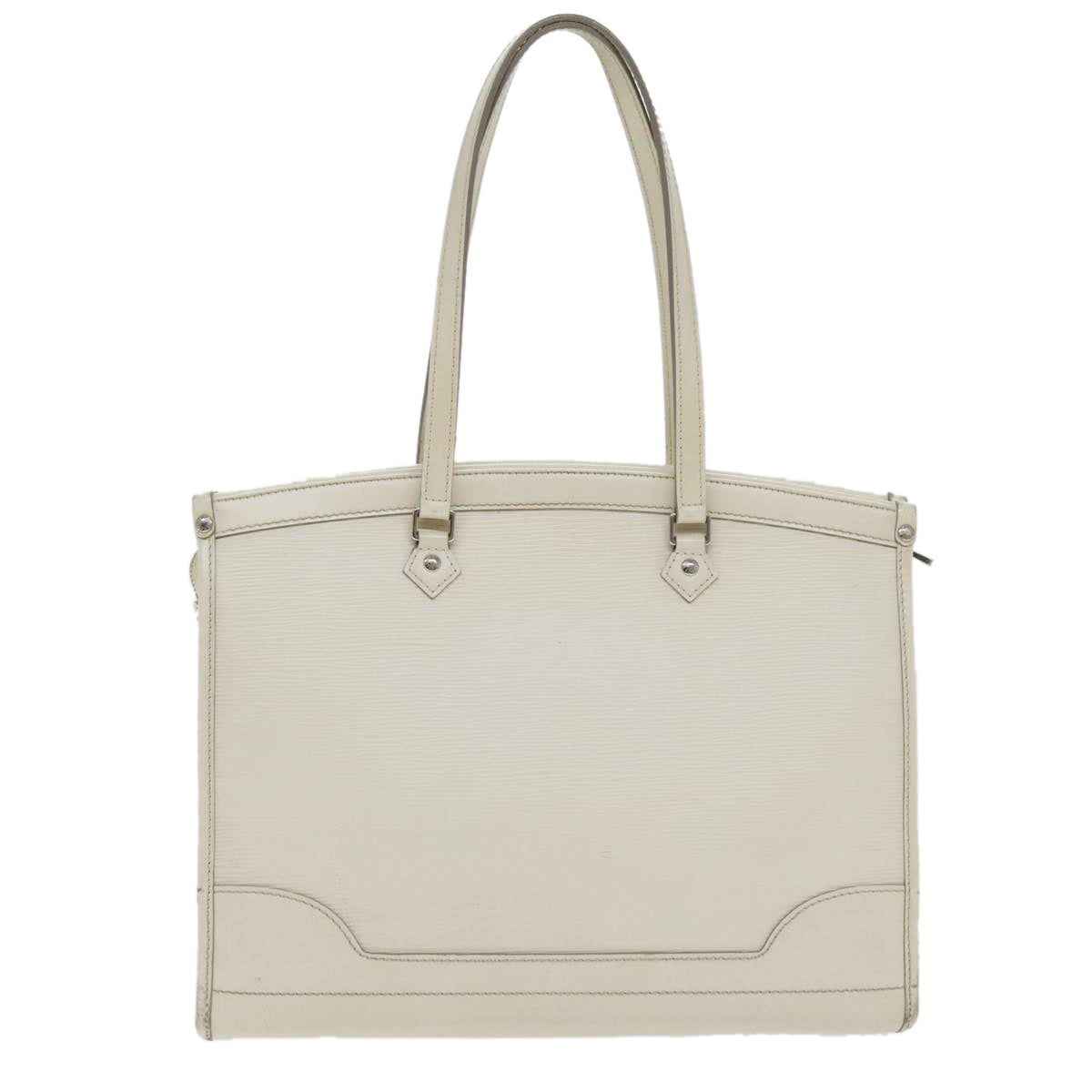 Louis Vuitton Madelaine Ecru Leather Handbag