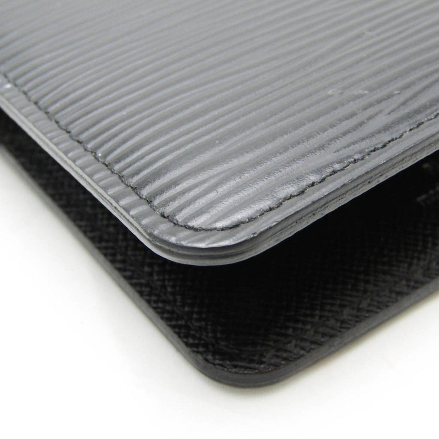 Louis Vuitton Agenda Black Leather Wallet
